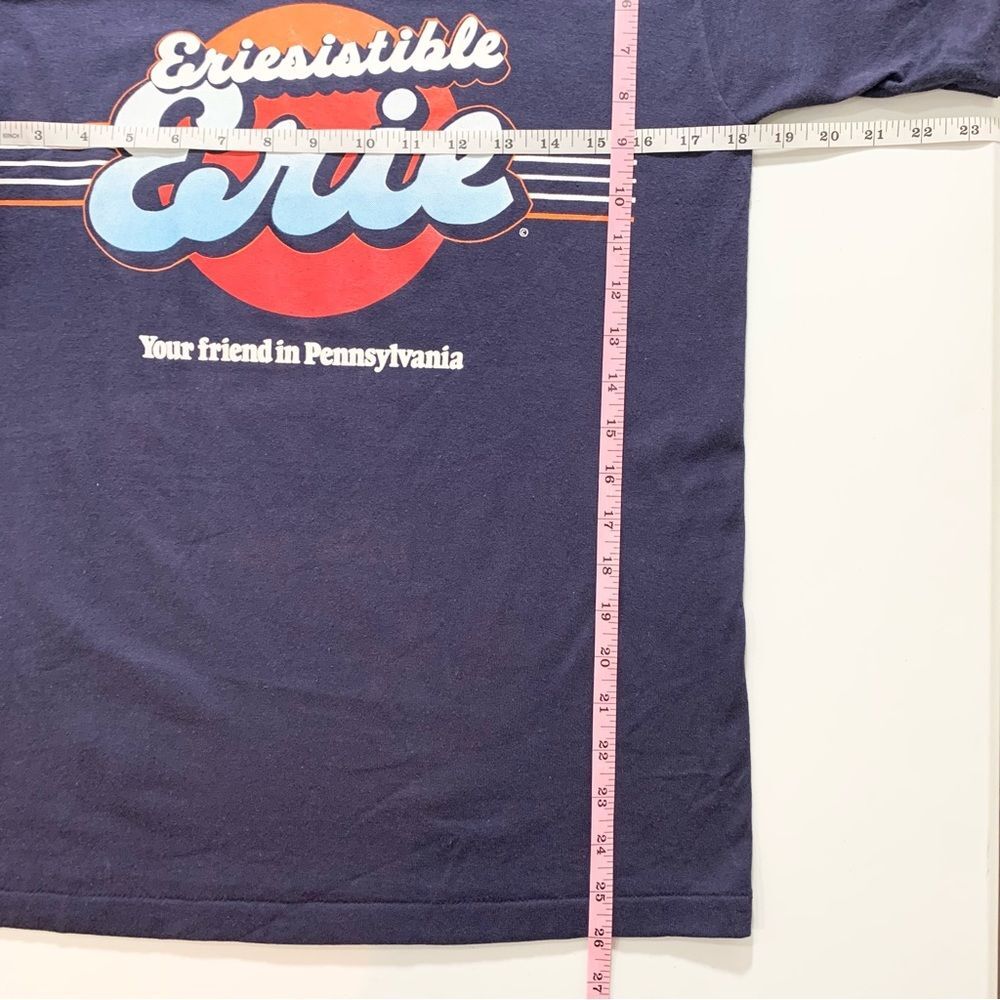 VTG Gulf Coast Sportswear Erie Pennsylvania Graphic Single Stitch T Shirt M - Picture 10 of 11